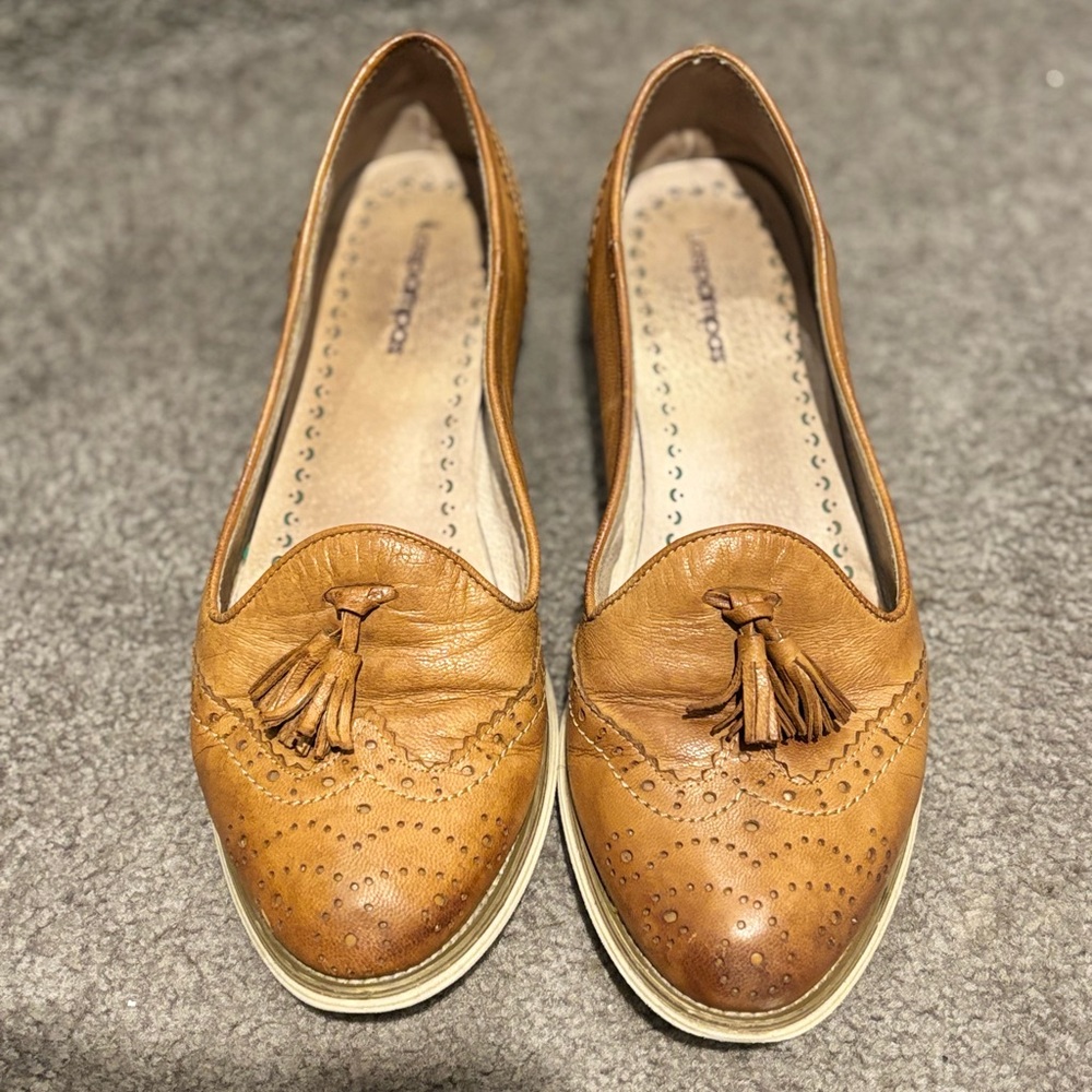 Brown Tassel Loafers